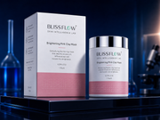 Blissflow Brightening Pink Clay Mask packaging concept