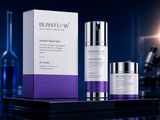 Blissflow Instant Glow Duo packaging concept